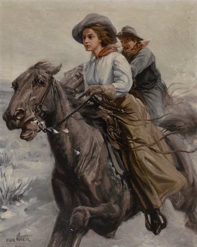 William Henry Dethlef Koerner - Riding the Range