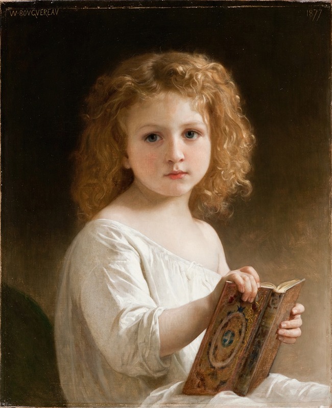 William Bouguereau - The Story Book