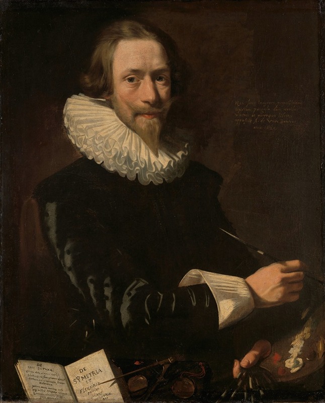 Abraham de Vries - Self-Portrait