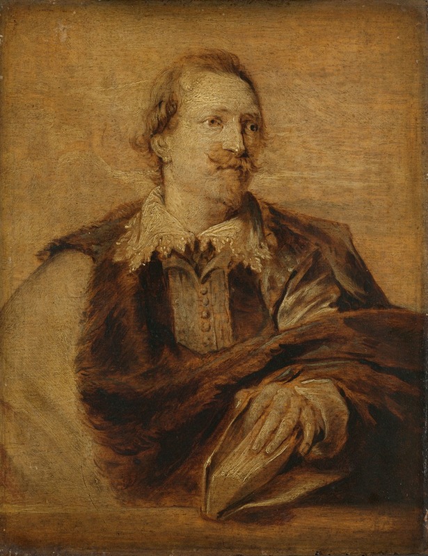 Follower of Anthony van Dyck - Portrait of Jan Gaspar Gevaerts (1593-1666)