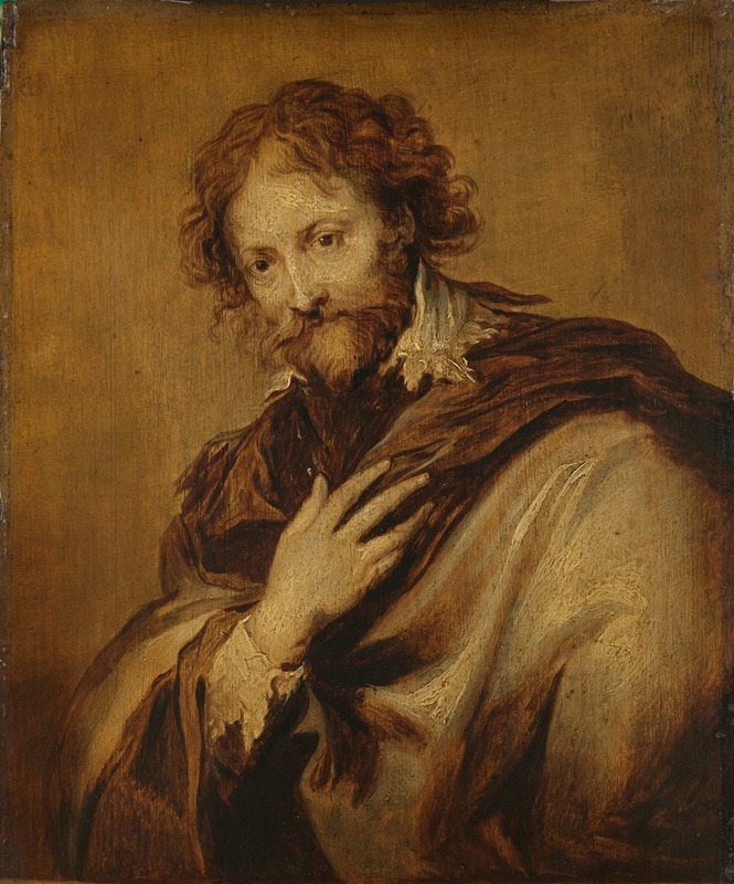Follower of Anthony van Dyck - Portrait of Peter Paul Rubens (1577-1640)