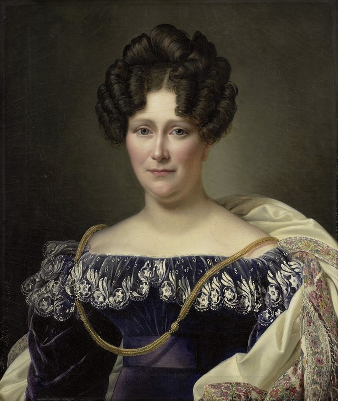 Alexandre-Jean Dubois-Drahonet - Johanna Henriette Engelen (1789-1878), second Wife of Daniel Francis Schas