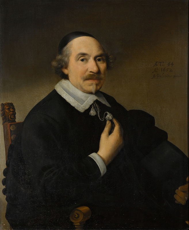 Anthonie Palamedesz. - Portrait of a Man, probably Pieter Anthonisz van Bronckhorst (1588-1661)