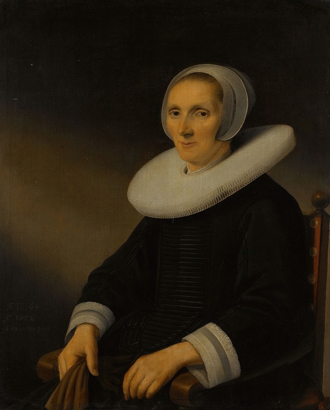 Portrait of a Woman, probably Jacobmina de Grebber by Anthonie ...