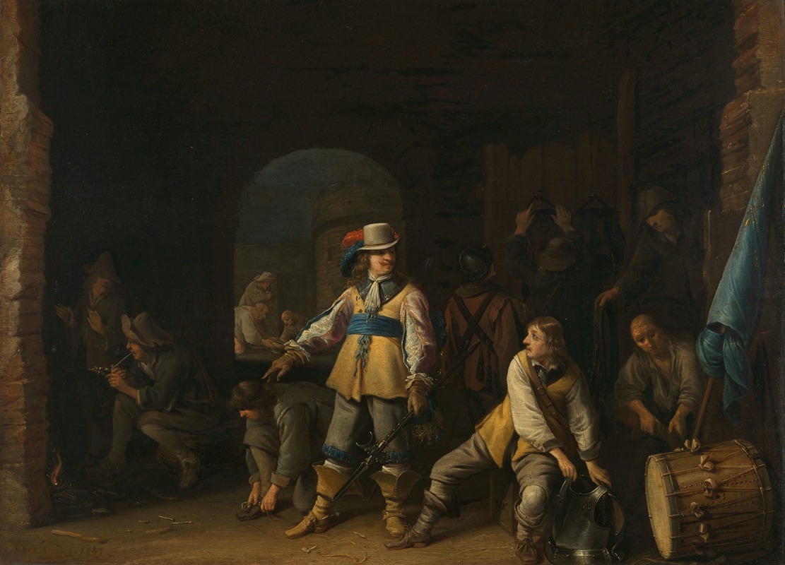 Anthonie Palamedesz. - Soldiers in a Guardroom