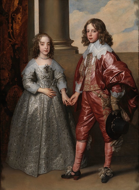 Anthony van Dyck - William II, Prince of Orange, and his Bride, Mary Stuart
