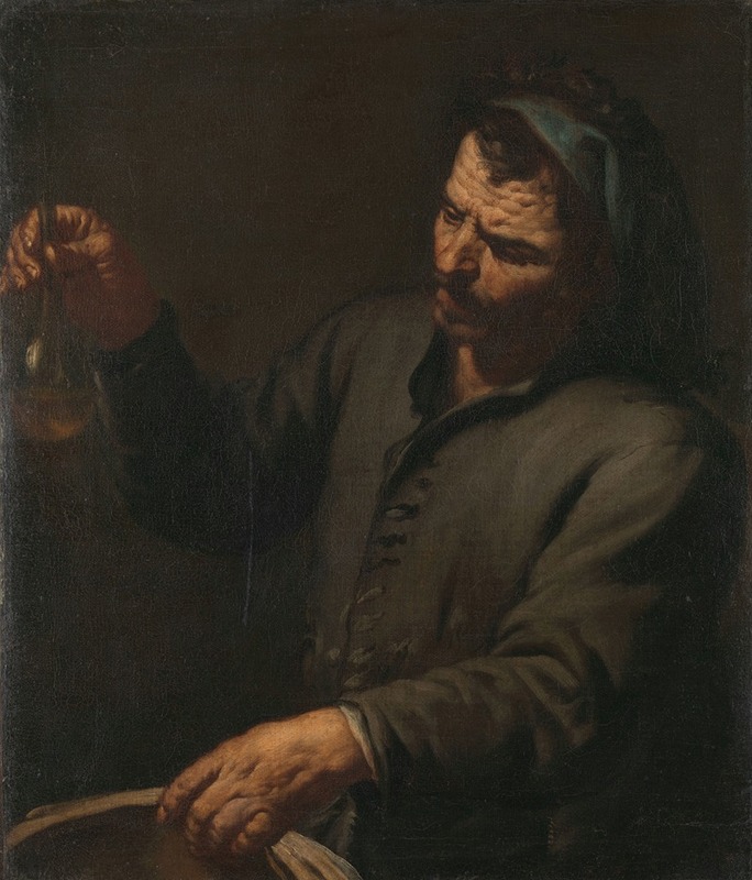 Antonio Zanchi - Man with Urine Bottle in his Hand