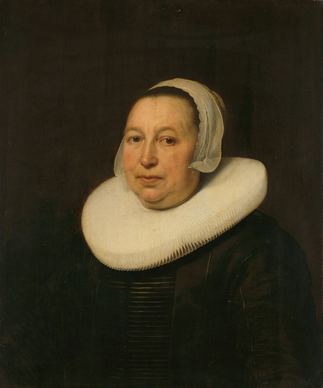 Bartholomeus van der Helst - Maria Pietersdr de Leest (d. 1652), Wife of Samuel van Lansbergen