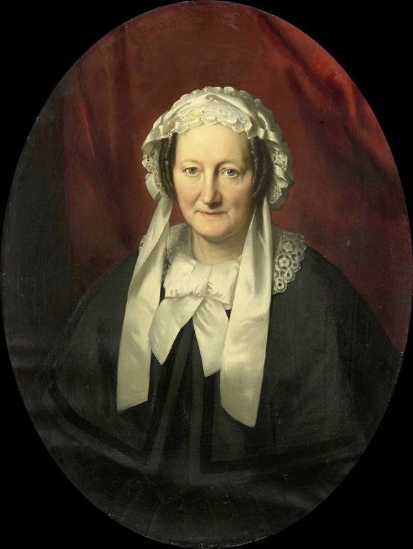 Bastiaan De Poorter - Portrait of Johanna Maria Parvé, Wife of Hendrik André Cornelis Tierens