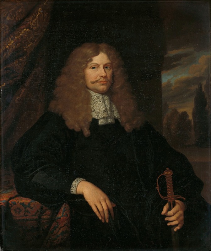 Caspar Netscher - Portrait of Cornelis Backer (1633-81), councillor, alderman, and colonel of the Amsterdam militia