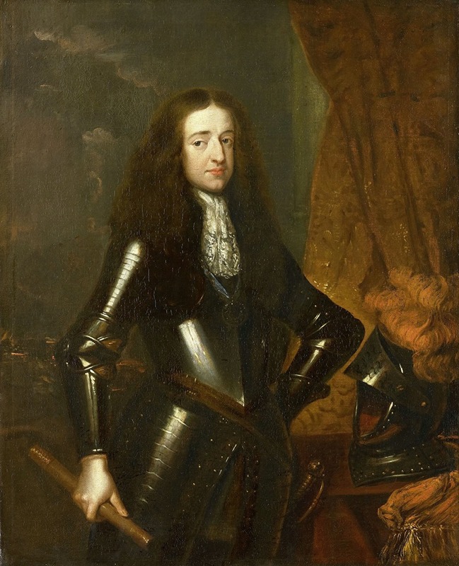 Caspar Netscher - Portrait of Willem III (1650-1702), Prince of Orange and since 1689, King of England