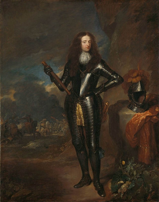 Caspar Netscher - Portrait of William III, Prince of Orange and Stadholder
