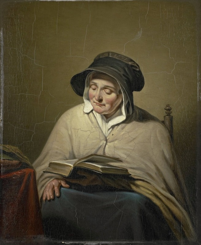 Cornelis Kruseman - Old Woman Reading