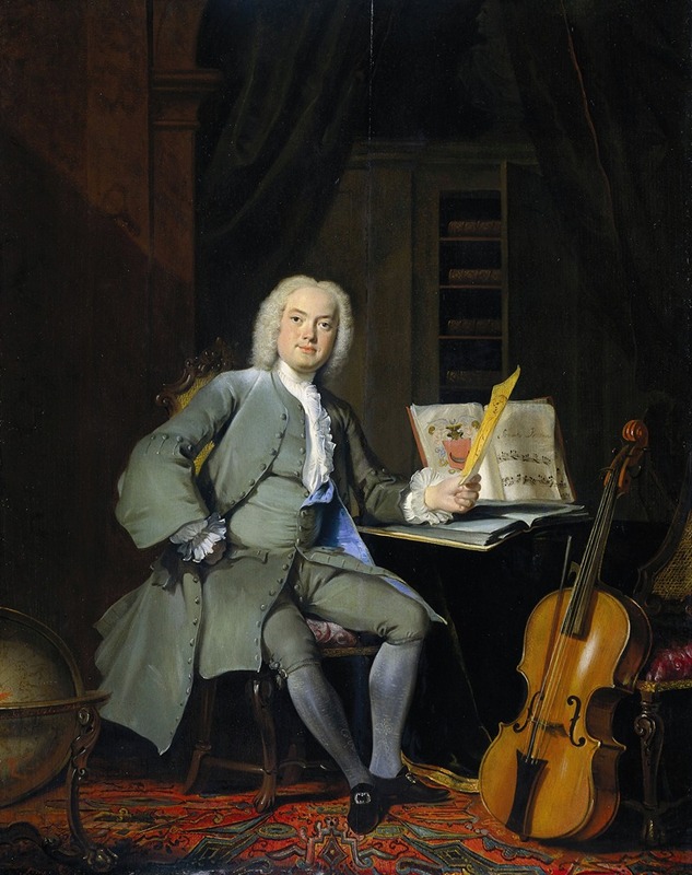 Cornelis Troost - Portrait of a Member of the Van der Mersch Family