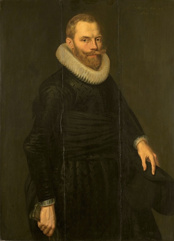 Cornelis van der Voort - Portrait of Dirck Hasselaer