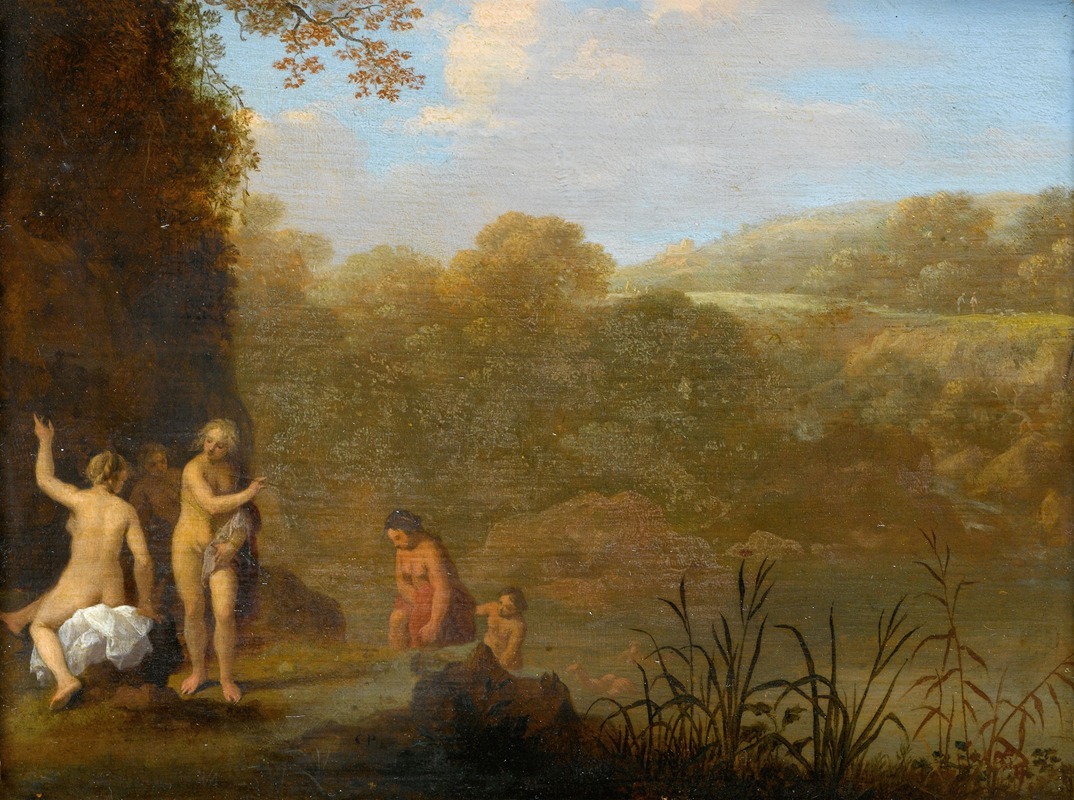 Cornelis Van Poelenburch - Bathing Girls