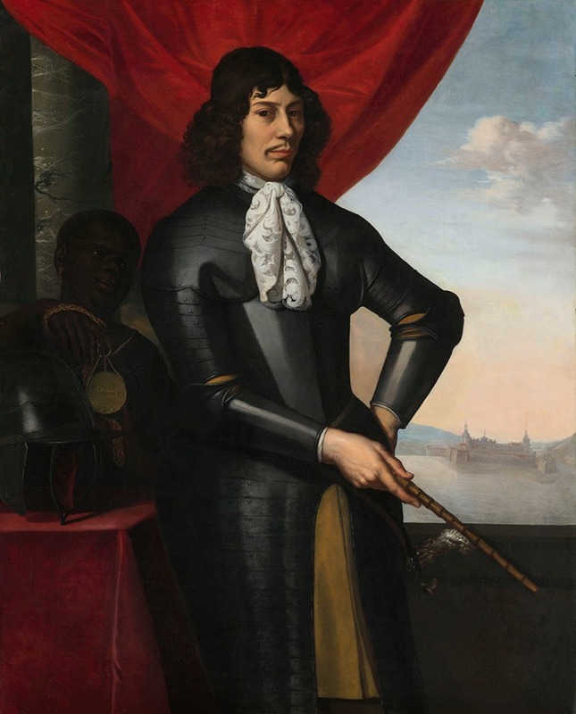 Daniel Vertangen - Portrait of Jan Valckenburgh and an Enslaved Servant