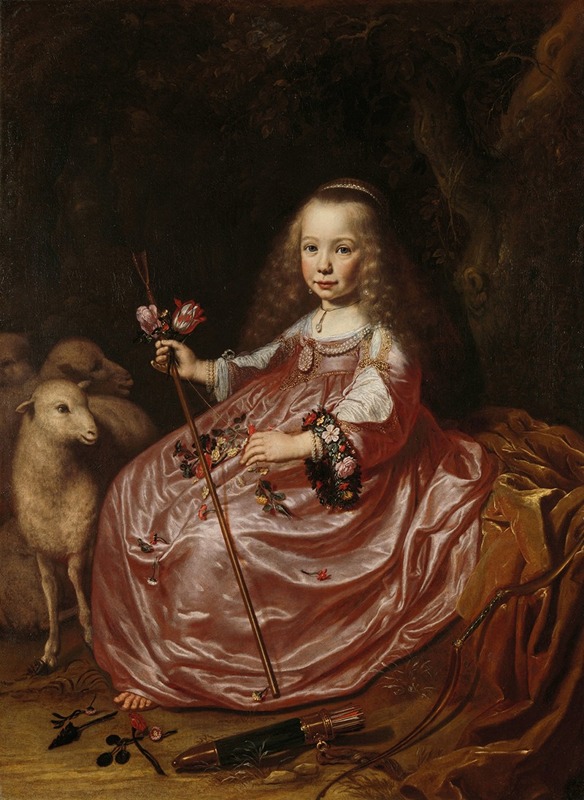 Dirck Dircksz. van Santvoort - Portrait of Clara Alewijn