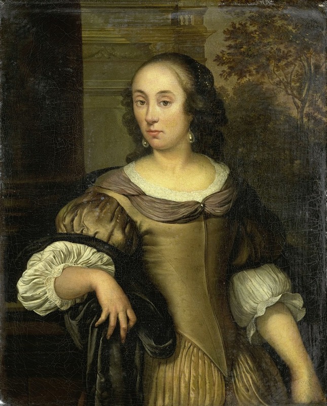 Eglon van der Neer - Portrait of a young woman