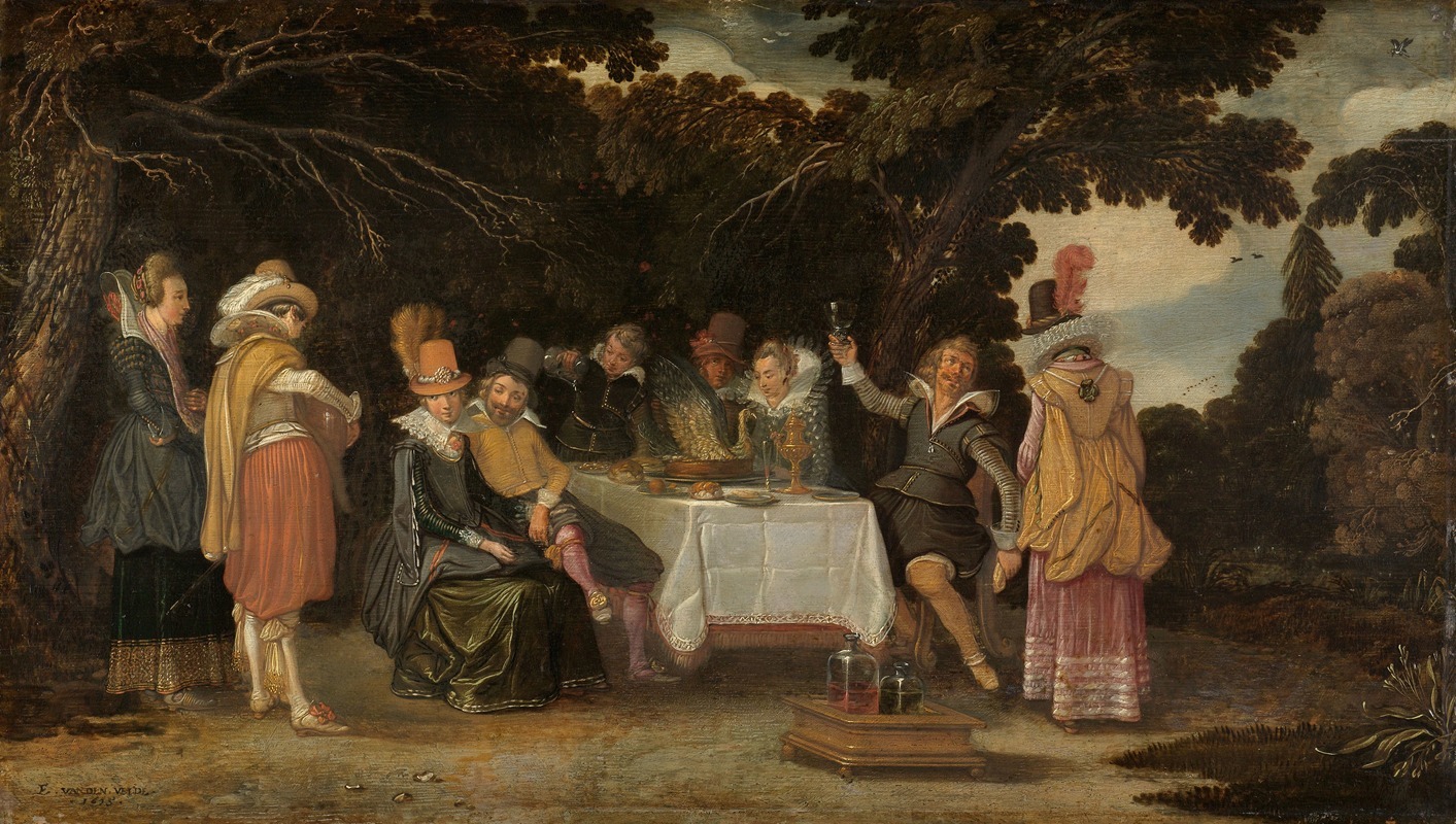 Esaias van de Velde - An open-air Party