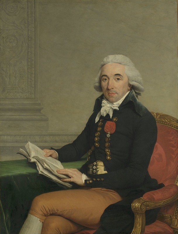 François-André Vincent - Portrait of a Man