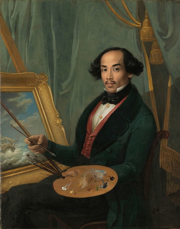 Friedrich Carl Albert Schreuel - Portrait of Raden Syarif Bustaman Saleh