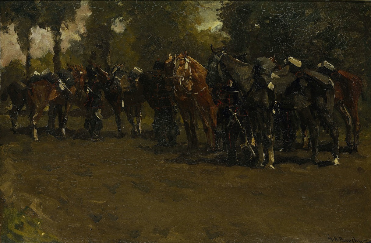 George Hendrik Breitner - Cavalry at Repose
