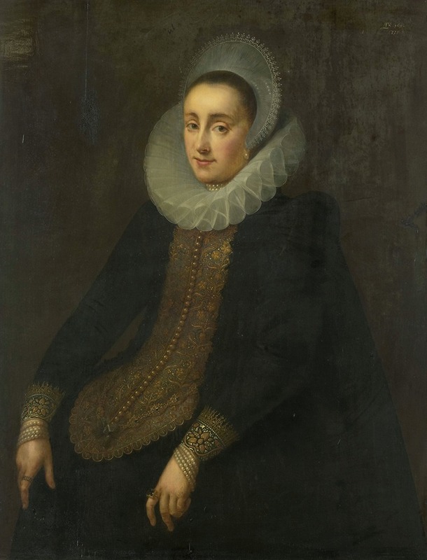 Gortzius Geldorp - Lucretia del Prado, Wife of Jeremias Boudinois