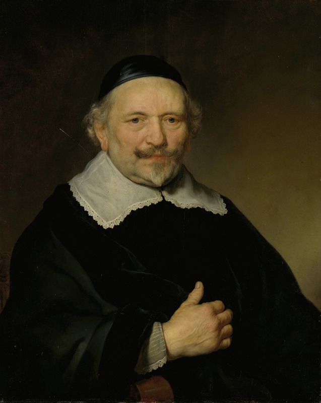 Govert Flinck - Portrait of a Man, thought to be Augustijn Wtenbogaert (1577-1655)