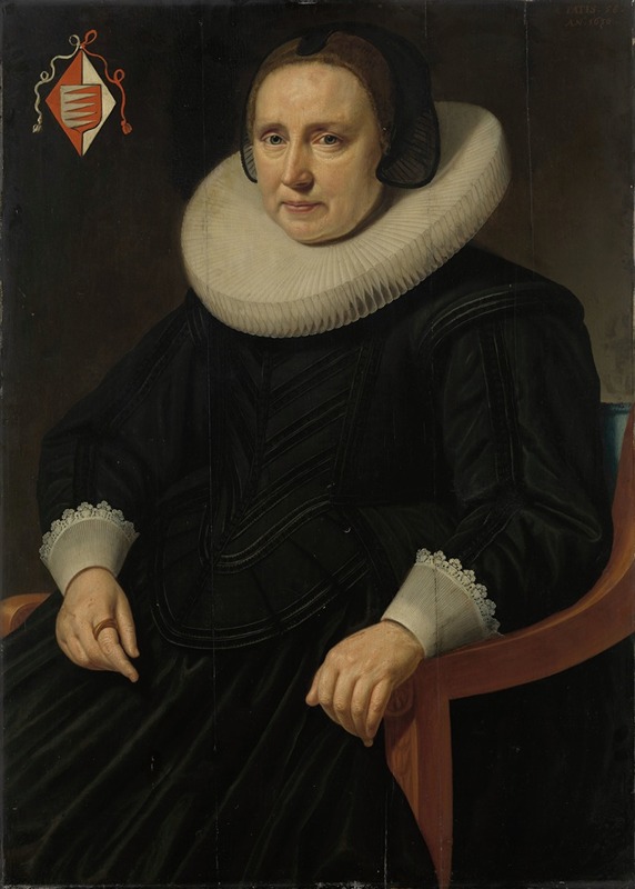 Portrait of Sara Sweerts de Weert, second Wife of Antonius Antonides ...