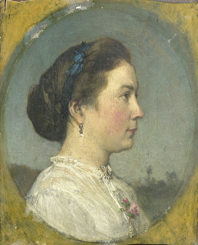 Jacob Maris - Portrait of Catharina Hendrika Horn, the Artist’s Wife
