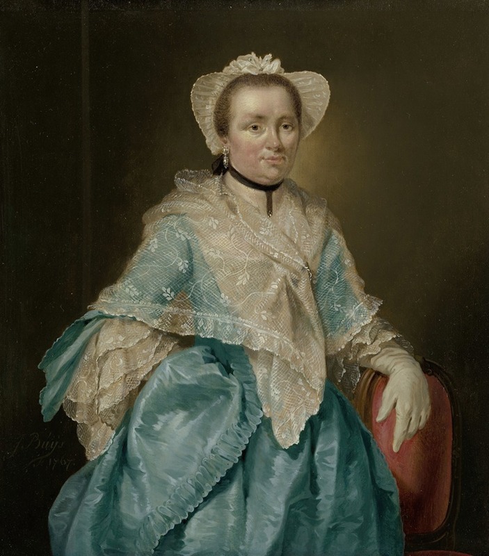 Jacobus Buys - Portrait of Elisabeth Troost (1730-1790)