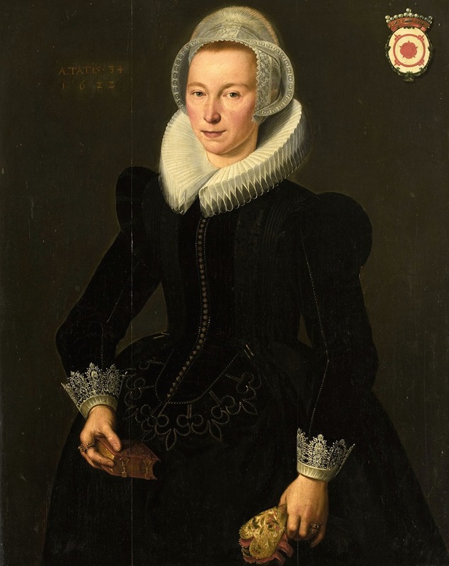 Jacques Waben - Portrait of Grietje Adriaensdr Grootes (1588-1624)