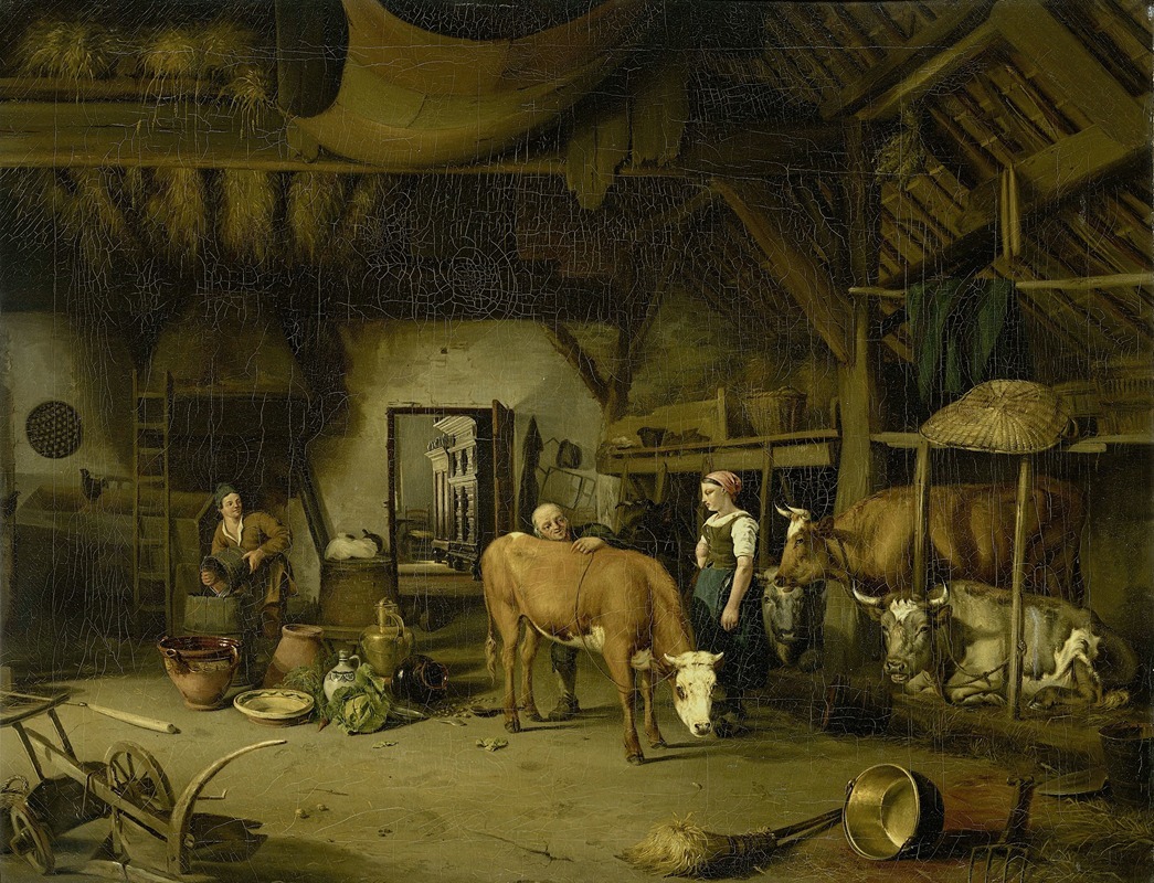 James de Rijk - Peasant Interior