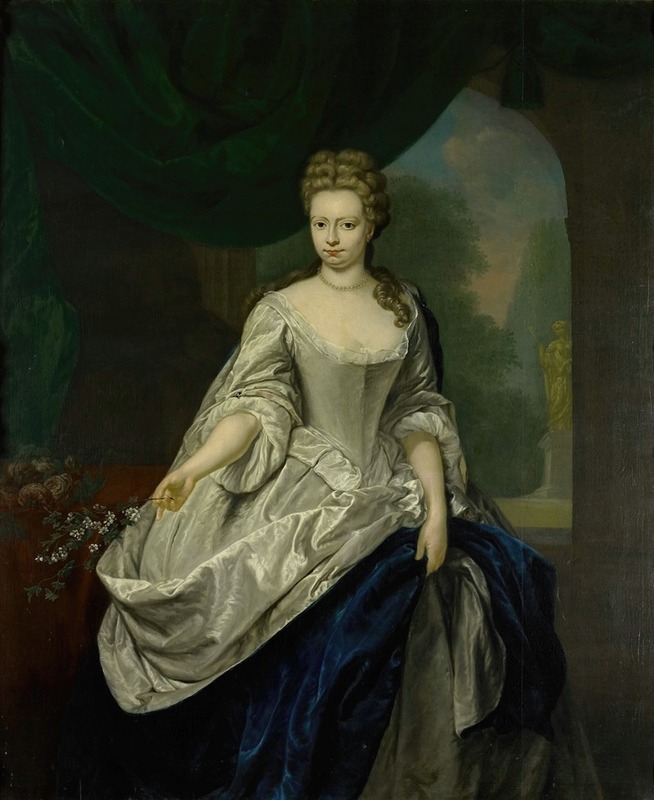 Jan Abel Wassenbergh - Portrait of Louise Christina Trip