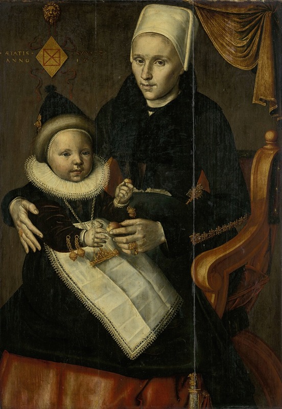 Jan Claesz. - Mother and Child in Noord-Holland Costume