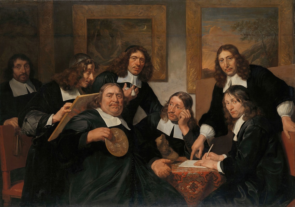 Jan de Bray - The Governors of the Guild of St Luke, Haarlem, 1675