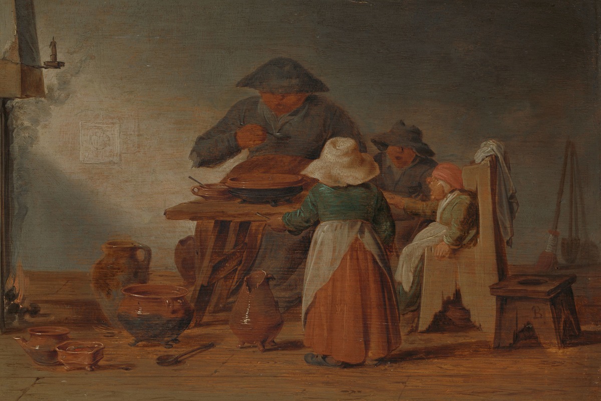 Jan Jansz. Van Buesem - Peasant Meal