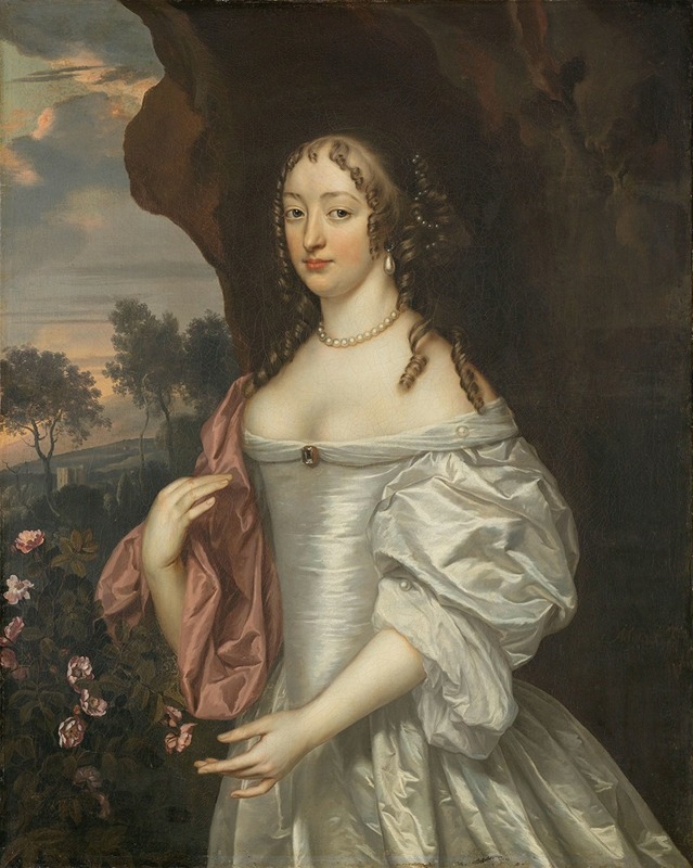 Jan Mijtens - Portrait of Jacoba van Orliens, Wife of Jacob de Witte of Haamstede