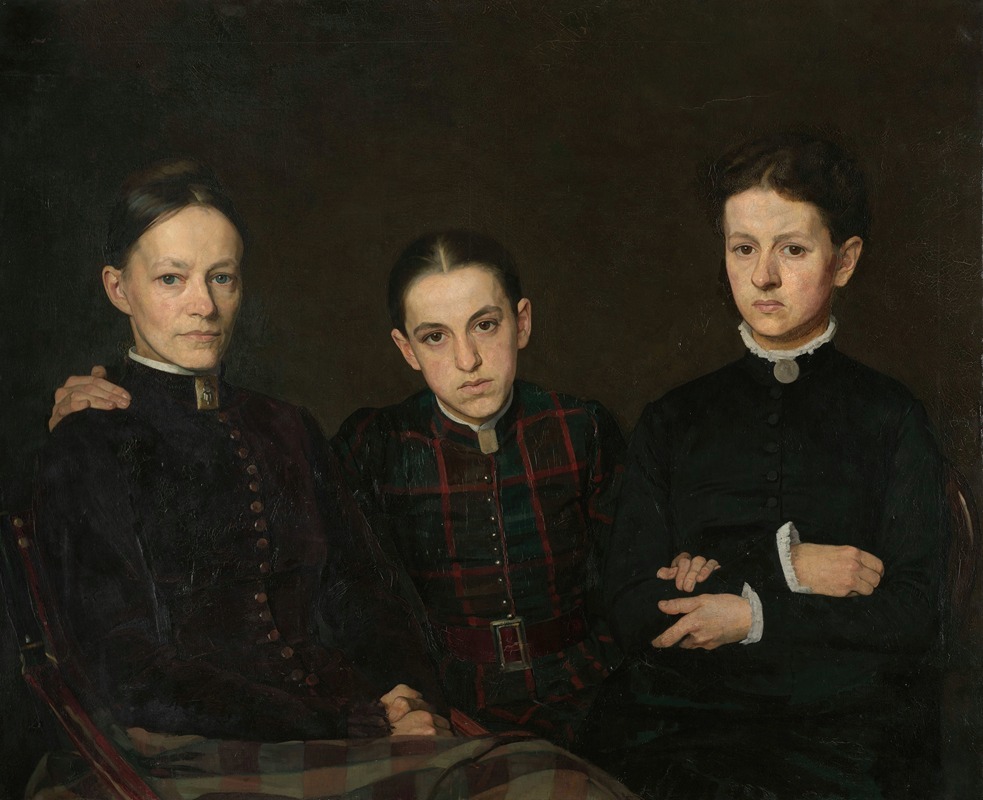 Jan Veth - Portrait of Cornelia, Clara and Johanna Veth