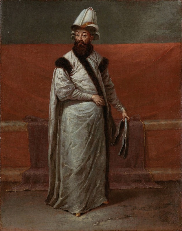 Jean Baptiste Vanmour - Grand Vizier Nevşehirli Damat Ĭbrahim Pasa