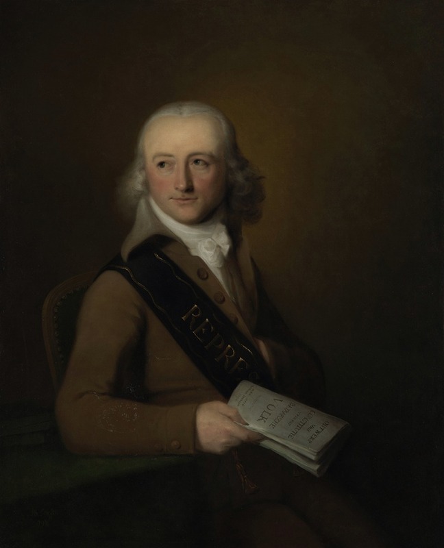 Johann Bernhard Scheffer - Portrait of Leonardus van der Voort