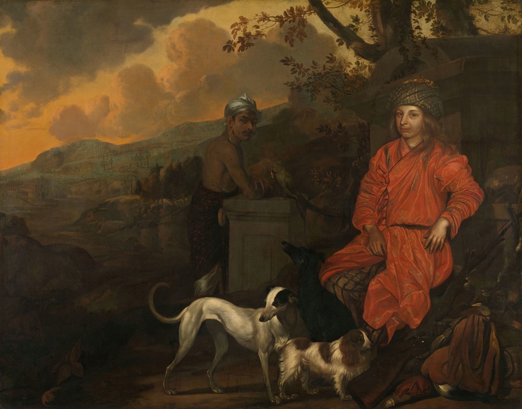 Johan de la Rocquette - Portrait of Philippus Baldaeus and Gerrit Mossopotam