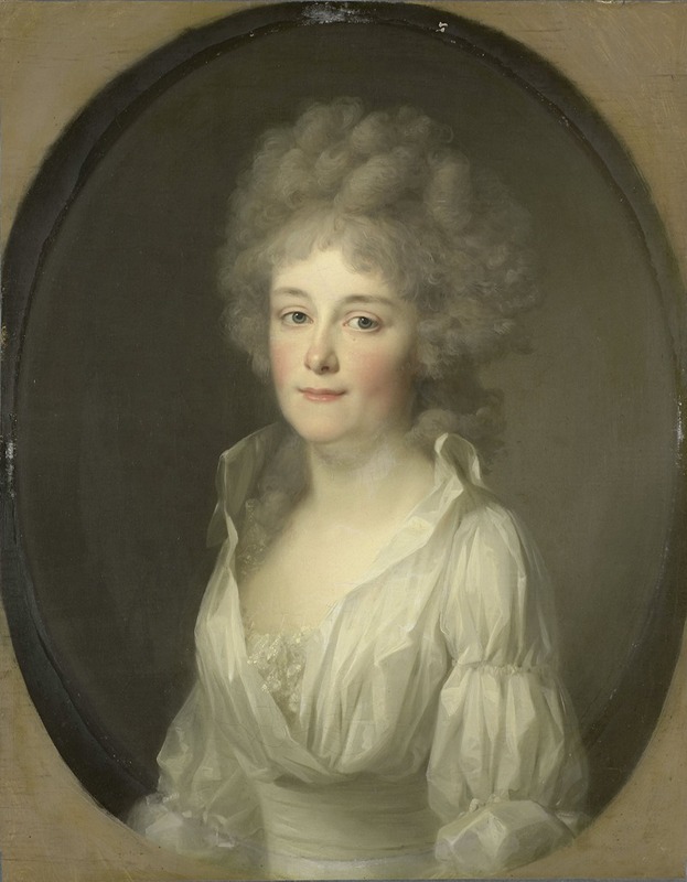 Johann Friedrich August Tischbein - Portrait of Johanna Ferdinanda van Collen, Wife of Salomon Rendorp