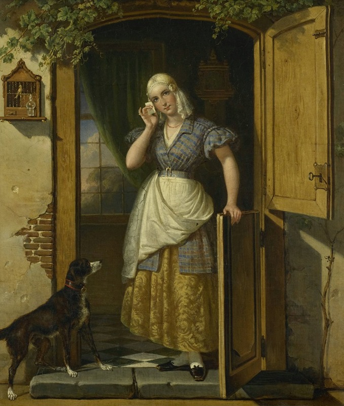 Johannes Hendrik van West - Love Note