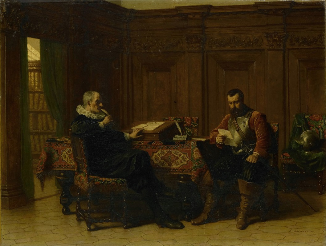 Lambertus Lingeman - Two Men in a Seventeenth-century Interior, Called ‘A Conference’