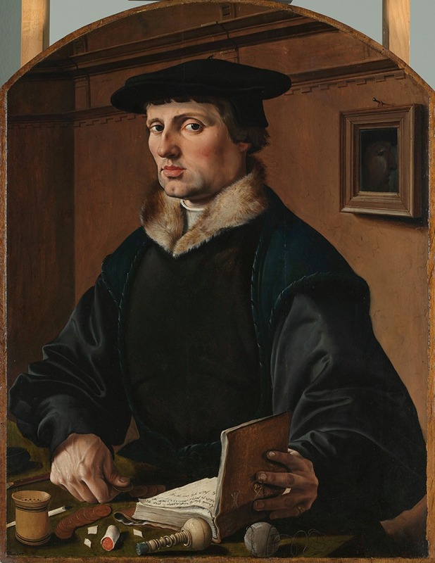 Maarten Van Heemskerck - Portrait of a Man, possibly Pieter Gerritsz Bicker