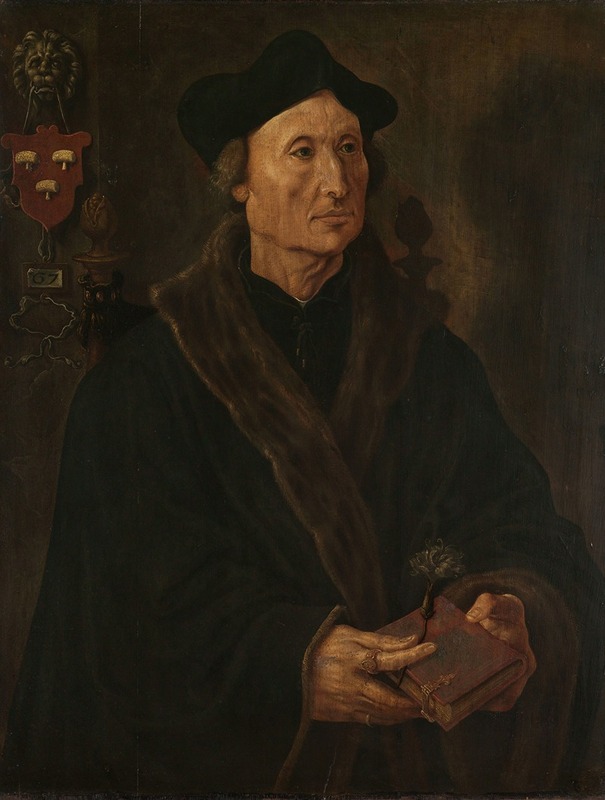 Maarten Van Heemskerck - Portrait of Johannes Colmannus, Rector of the Convent of St. Agatha at Delft
