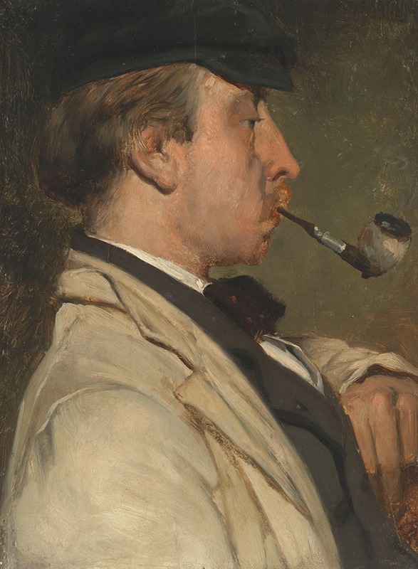 Matthijs Maris - Portrait of Ludwig Casimir (‘Louis’) Sierig (1834-1919), Painter