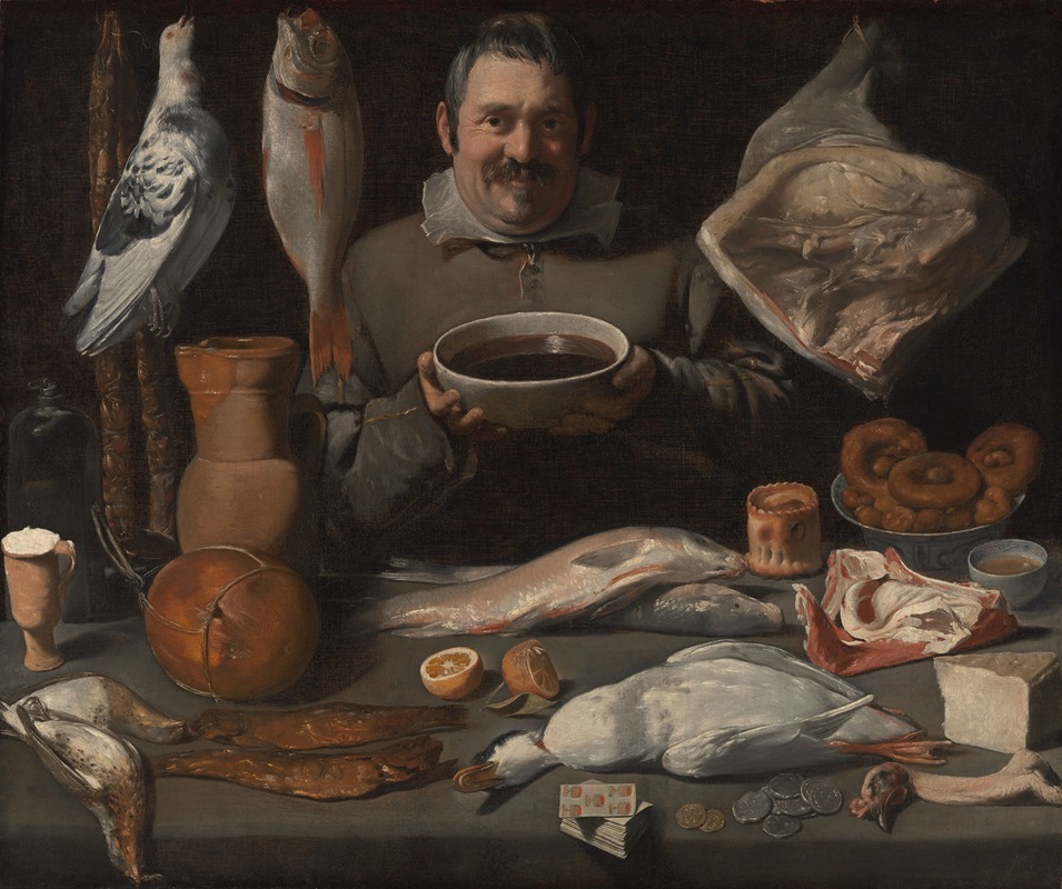 Meester van de Amsterdamse Bodegón - Kitchen Scene